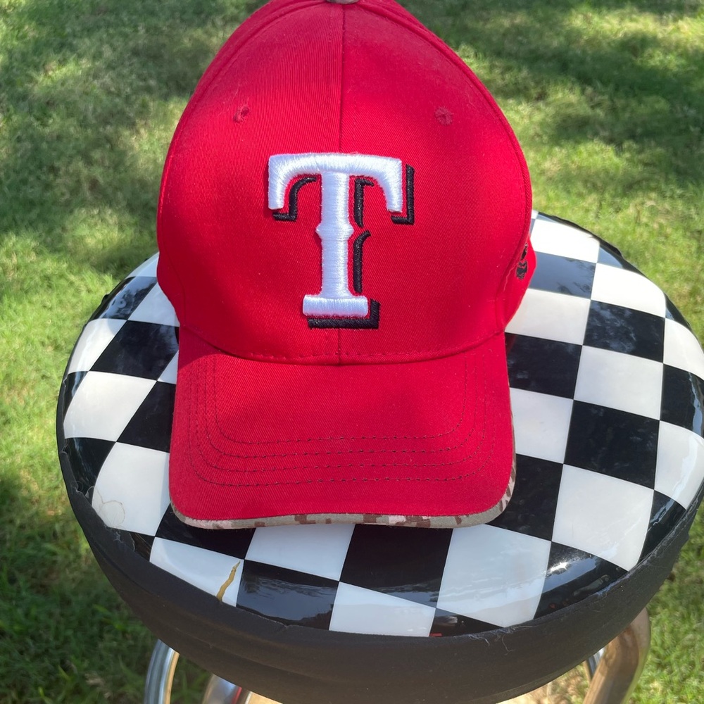 RARE Texas Ranger Marine Corps Snap Back OS